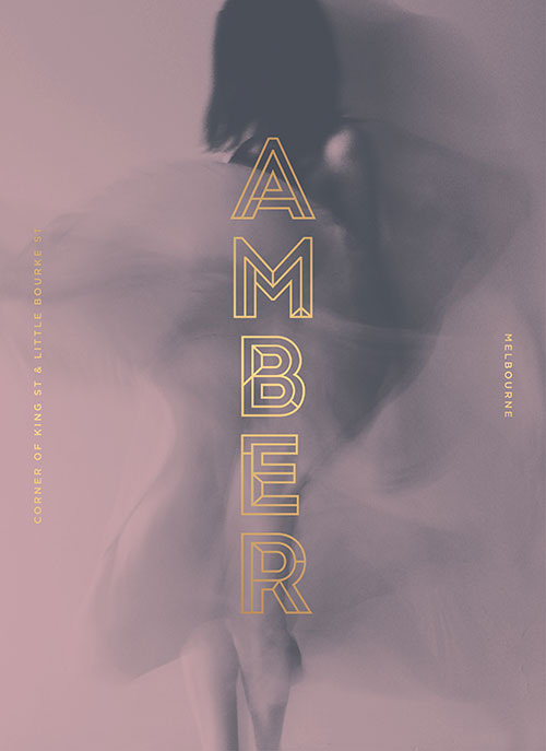 Amber brochure cover