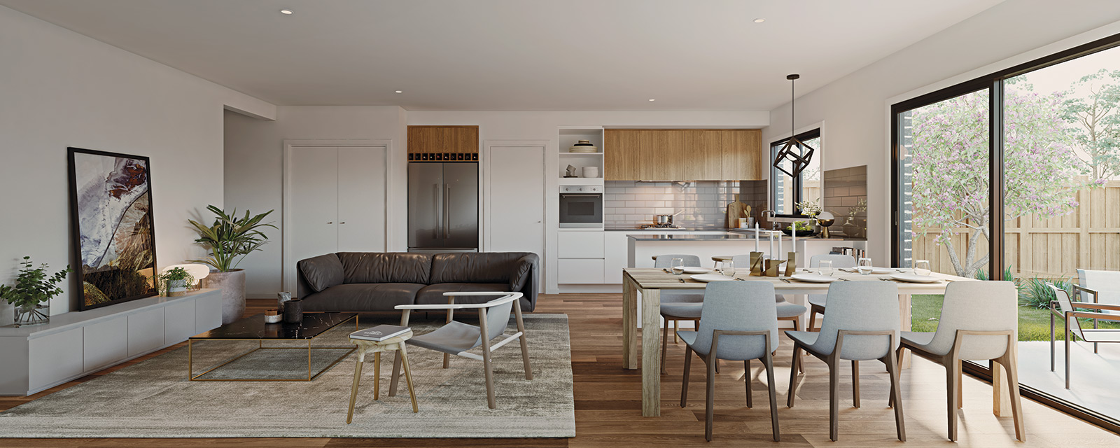 Aspire Townhomes render