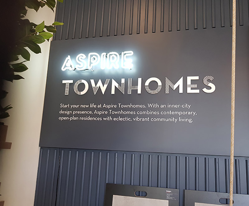 Aspire Townhomes sales office