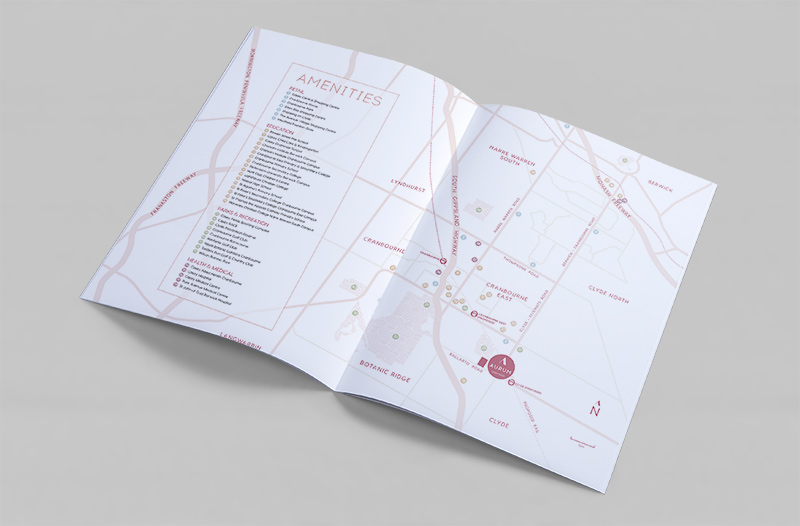 Aurum brochure Amenities Map