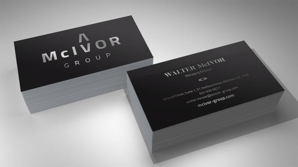 McIvor Group Business Card Design