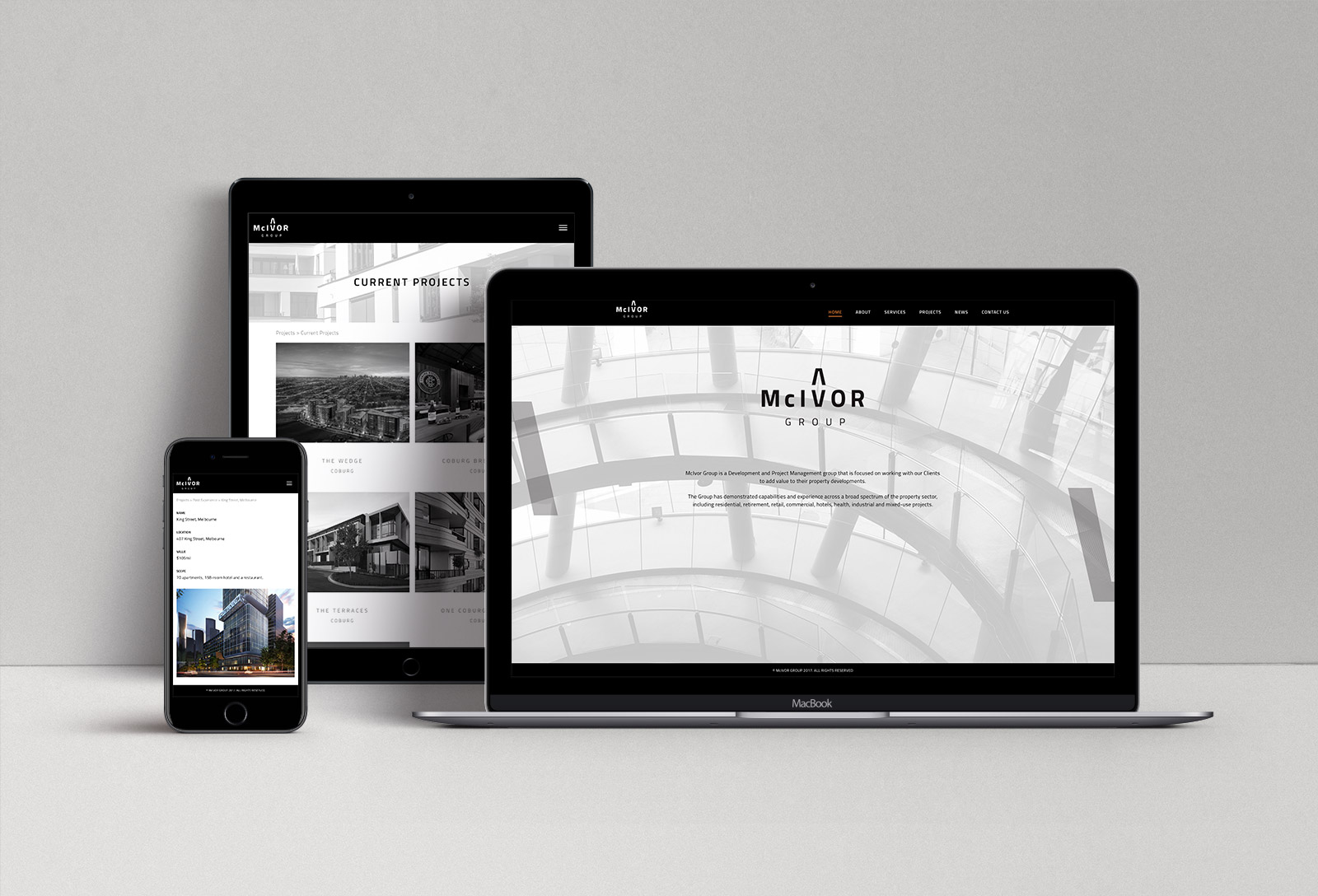 McIvor Group Web Design