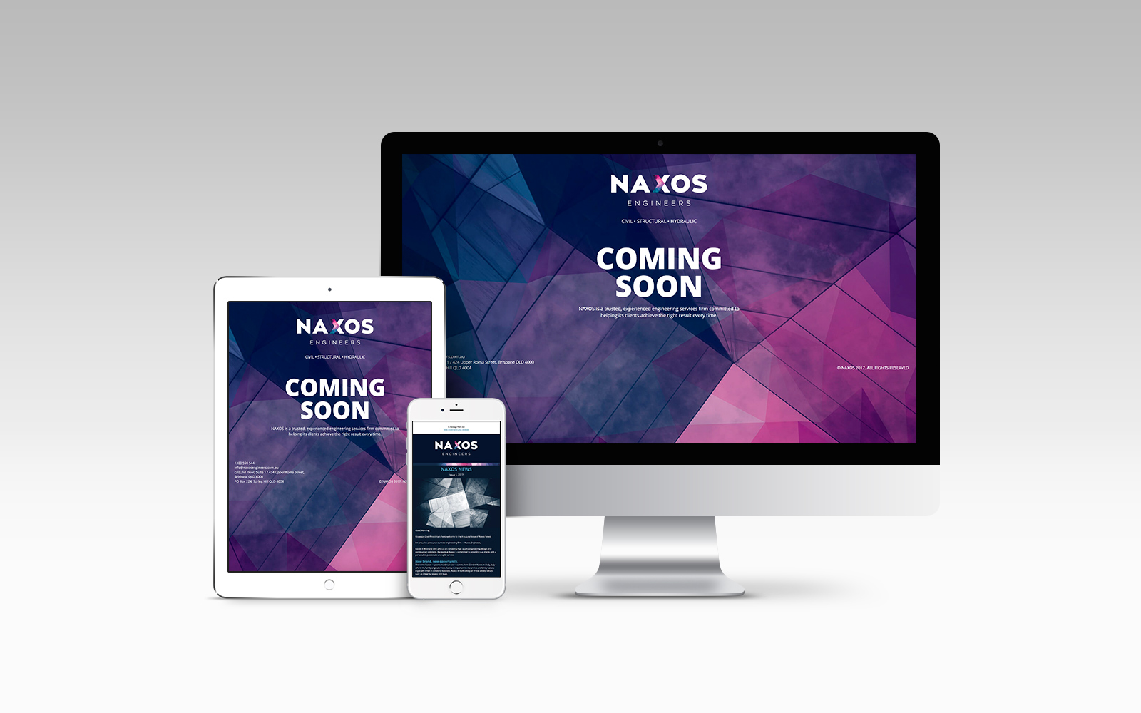 Naxos Engineers Website Design Development