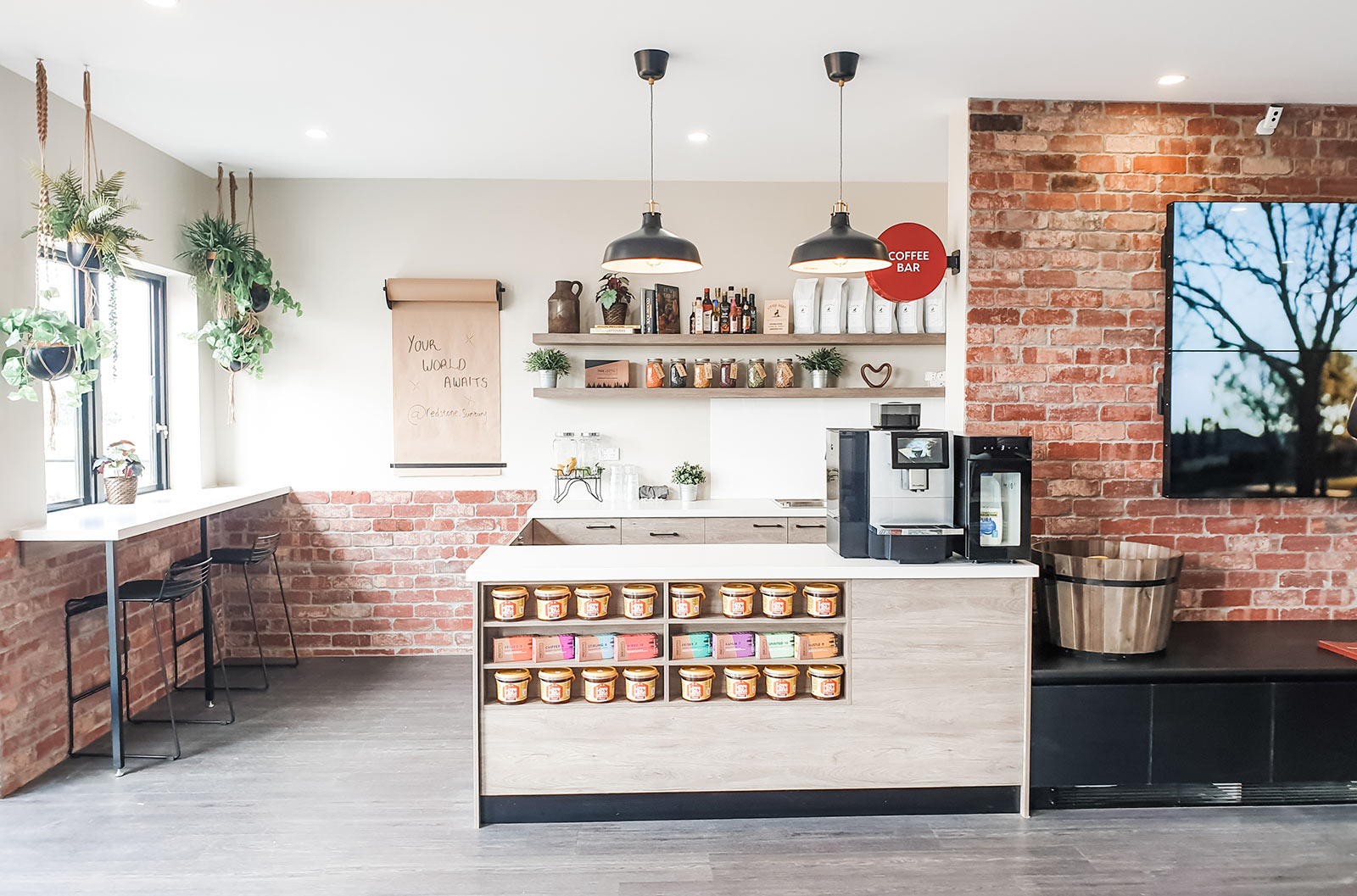 Redstone Sales Office Coffee Bar